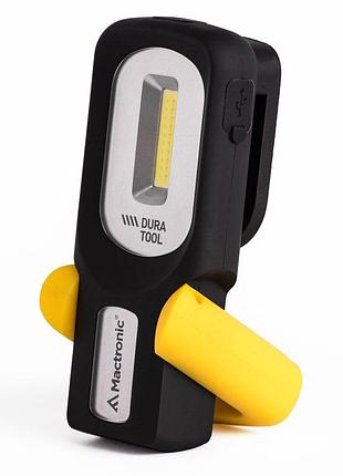 Фонарь профессиональный mactronic dura tool (110 lm) cool white/red led magnetic recharg type-c (pwl0014)