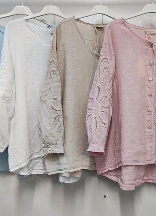 Рубашка лен,италия