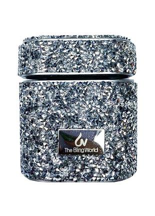 Чехол diamond case на airpods silver (05)