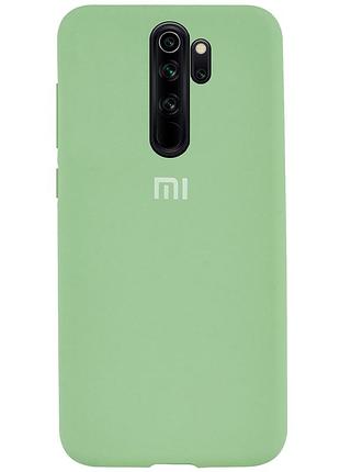 Чехол silicone case для xiaomi redmi 9 (20) mint мятный