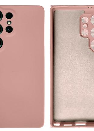 Чехол силиконовый full camera protective для samsung s25 ultra (18) pink sand песочно-розовый
