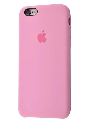 Чехол silicone case для iphone 6/6s light pink розовый
