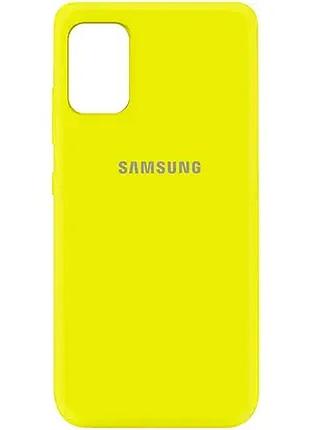Чохол silicone case для samsung premium a03 core flash (06) лимонний