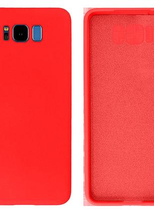 Чохол silicone case camera protective для samsung s8 plus (01) червоний red
