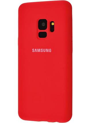 Чехол silicone case для samsung premium s9 red (01) красный