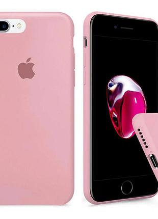 Чохол silicone full case для iphone 8 plus pink рожевий