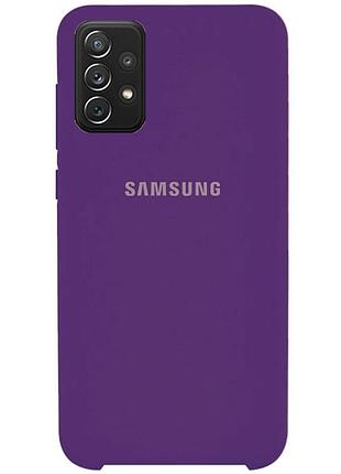 Чохол silicone case для samsung premium a52 purple (14) фіолетовий