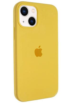 Чохол silicone full case для iphone 14 yellow (07) жовтий