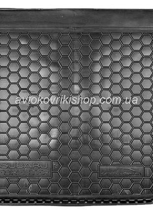 Резиновый коврик багажника subaru forester 2013- avto-gumm