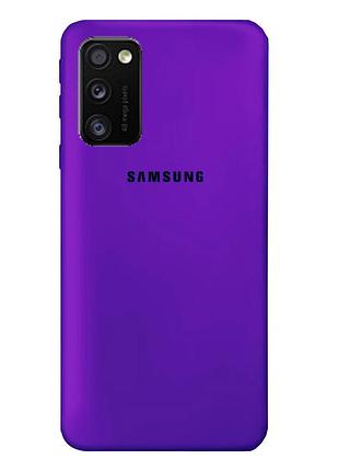 Чохол silicone case для samsung premium a41 ultraviolet (07) фіолетовий