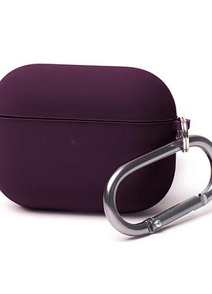 Силиконовый чехол для airpods pro с микрофиброй внутри защитный elderberry
