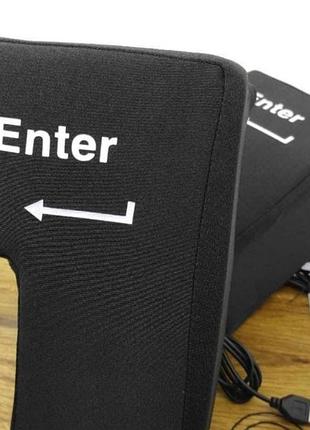 Кнопка enter-антистрес usb велика м'яка кнопка — подушка enter
