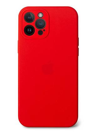 Чохол silicone case full camera protective для iphone 15 — red