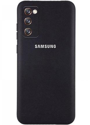 Чехол silicone case camera protective для samsung s20 fe/s20 lite black (25) черный
