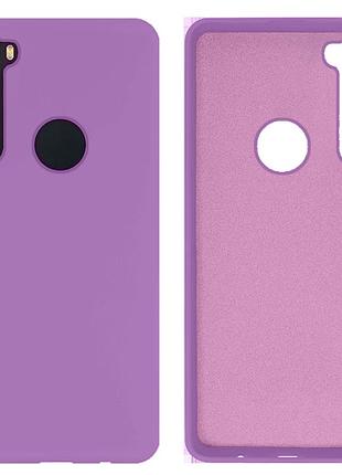 Чохол силіконовий full протиударний premium для xiaomi redmi note 8 (24) blueberry чорничний