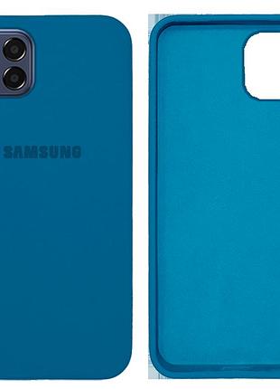Чохол силіконовий full протиударний premium для samsung m53 (16) denim blue синій