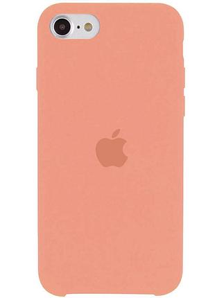 Чехол silicone case se 2020 peach оранжевый