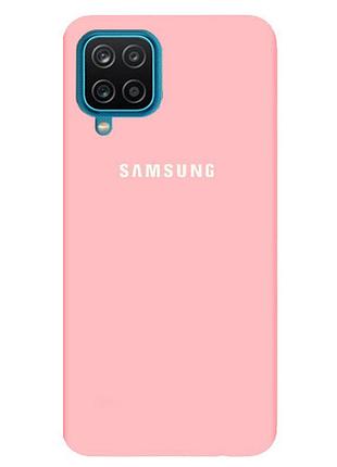 Чехол silicone case для samsung premium a42 pink (04) розовый