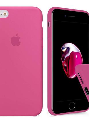 Чехол silicone full case для iphone 8 dragon fruit малиновый