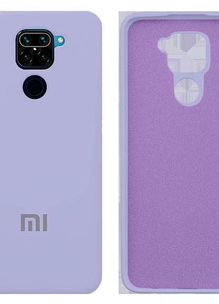 Чехол силиконовый full противоударный premium для xiaomi redmi note9 (13) lilac сиреневый
