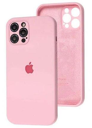 Чехол silicone full case camera protective для iphone 13 pro pink (05) розовый