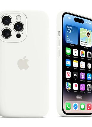 Чохол із захистом камери kassel silicone camera protective для iphone 14 pro max (09) білий white