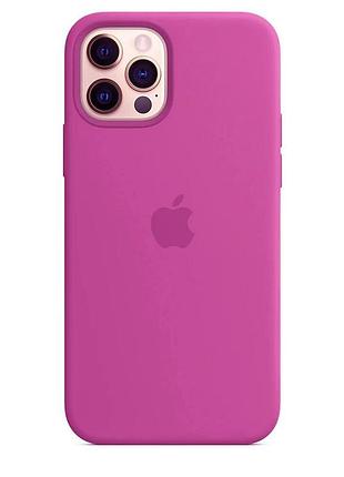 Чохол silicone full case для iphone 14 pro dragon fruit (36) малиновий