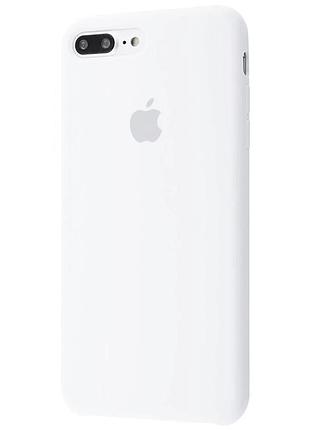 Чохол silicone case для iphone 8 plus white білий
