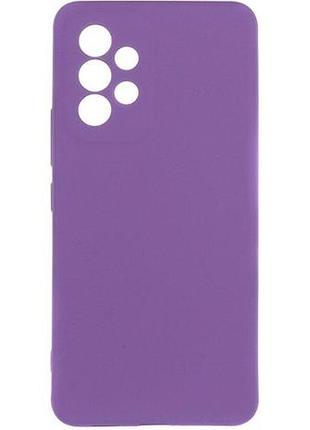 Чехол silicone case для samsung premium a33 purple (14) фиолетовый