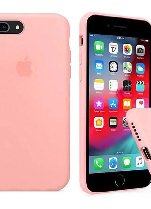 Чехол silicone full case для iphone 7 plus grapefruit грейпфрут