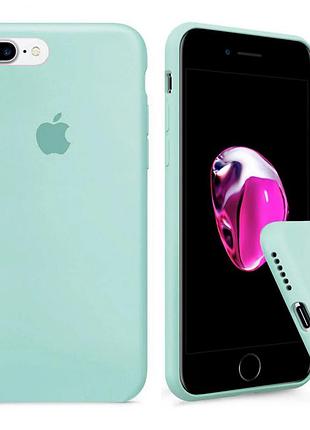 Чохол silicone full case для iphone 8 plus turquoise світло-зелений