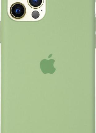 Чехол silicone case для iphone 12 pro max mint мятный