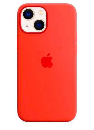 Чохол silicone full case для iphone 13 mini red (24) червоний
