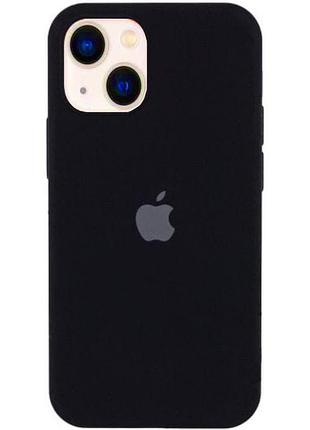 Чехол silicone full case для iphone 14 black (25) чёрный