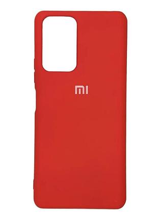 Чехол silicone case camera protective для xiaomi redmi note9t red (01) красный
