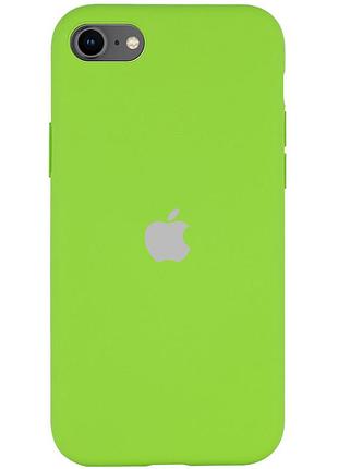 Чехол silicone case se 2020 lime green салатовый