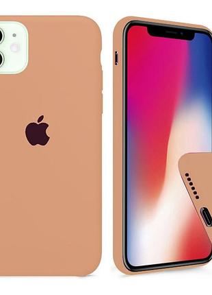 Чехол silicone full case для iphone 11 gold песочный