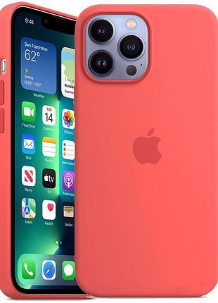 Чехол silicone full case для iphone 14 pro max coral (39) коралловый
