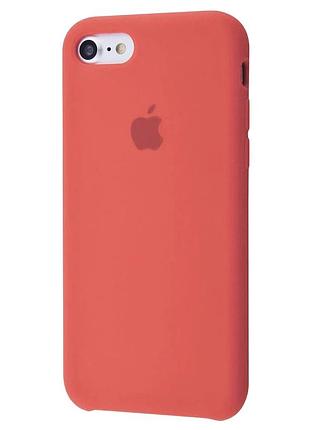 Чохол silicone case для iphone 8 camelia світло-червоний