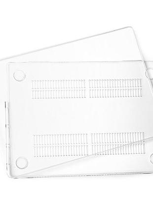 Чохол протиударний для macbook pro 16.2 crystal case максимальний захист прозорий