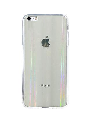 Чохол прозорий rainbow для iphone 6 plus/6s plus райдужний