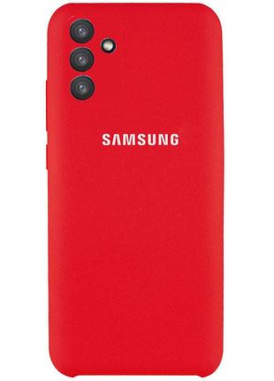Чохол silicone case camera protective для samsung galaxy m52 red (24) червоний