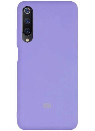 Чехол silicone case premium для xiaomi mi 9 lilac (13) лиловый
