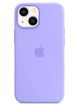 Чохол silicone full case для iphone 13 mini lilac (30) бузковий