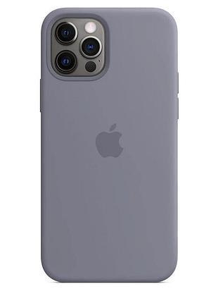 Чехол silicone full case для iphone 13 pro pebble (47) серый