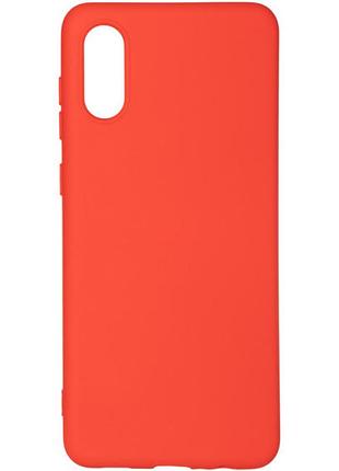 Чохол silicone case для samsung premium a02 coral (12) кораловий