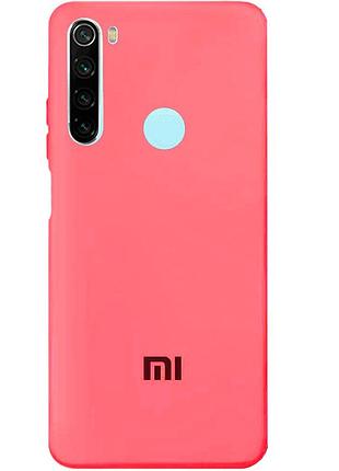 Чохол silicone case premium для xiaomi redmi note 8 coral (12) кораловий
