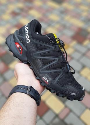 Кроссовки мужские salomon speedcross 3 черные 9саломон спидкросс, кросівки)