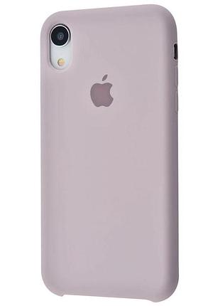 Чехол silicone case для iphone xr lavander лаванда