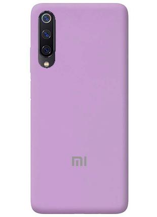 Чехол silicone case premium для xiaomi mi 9 blueberry (24) черничный